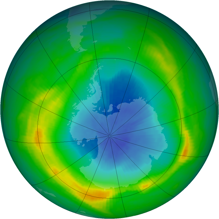 Ozone Map 1980-10-26